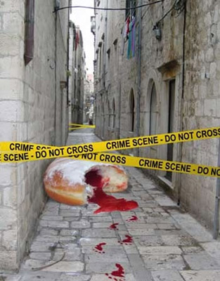 From an upcoming episode of CSI:Donut?